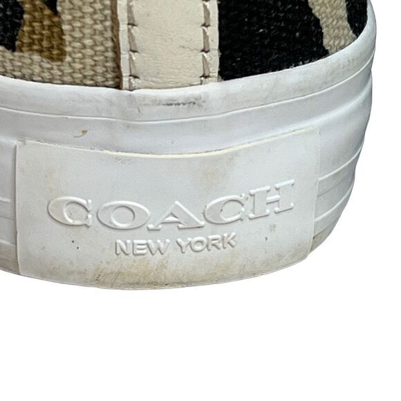 Coach leopard print Maggie slip on sneakers size 6.5 - Picture 14 of 16